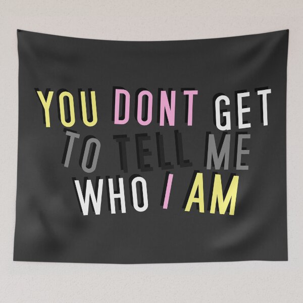 Item preview, Queerplatonic | YOU DON'T GET TO TELL ME WHO I AM designed and sold by Vira Magnus Layton.