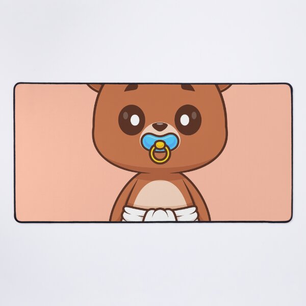 Item preview, Cute Baby Bear with Pacifier designed and sold by hjian8219.