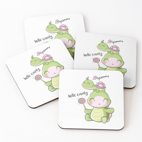 Item preview, turtle on mom head, turtle holding lollipop, cartoon family turtle designed and sold by GreyStanzione1.