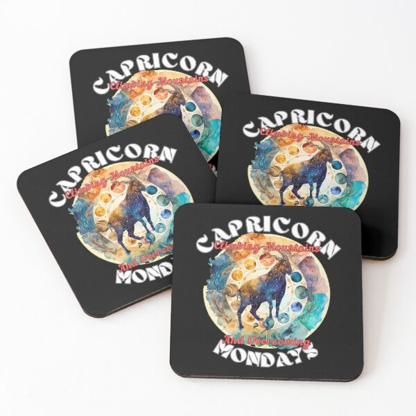 Item preview, Capricorn: Climbing Mountains And Overcoming Mondays designed and sold by ZodiacWonders.