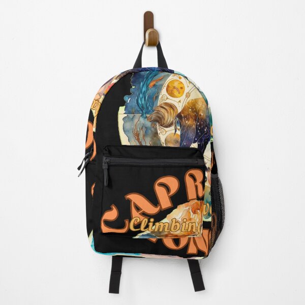 Item preview, Capricorn: Climbing Mountains And Overcoming Mondays. sea goat designed and sold by ZodiacWonders.