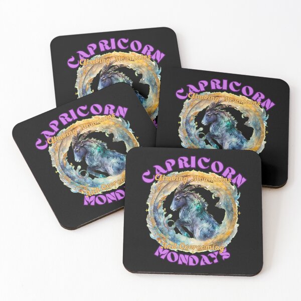 Item preview, Capricorn: Climbing Mountains And Overcoming Mondays. capricorn goddess designed and sold by ZodiacWonders.