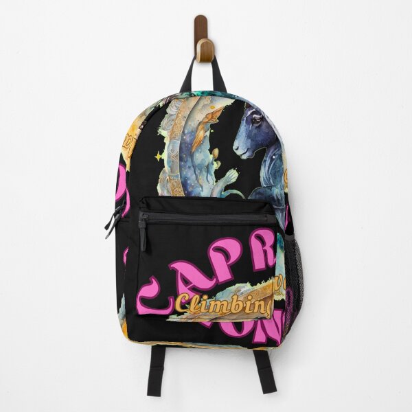Item preview, Capricorn: Climbing Mountains And Overcoming Mondays. capricorn saying designed and sold by ZodiacWonders.