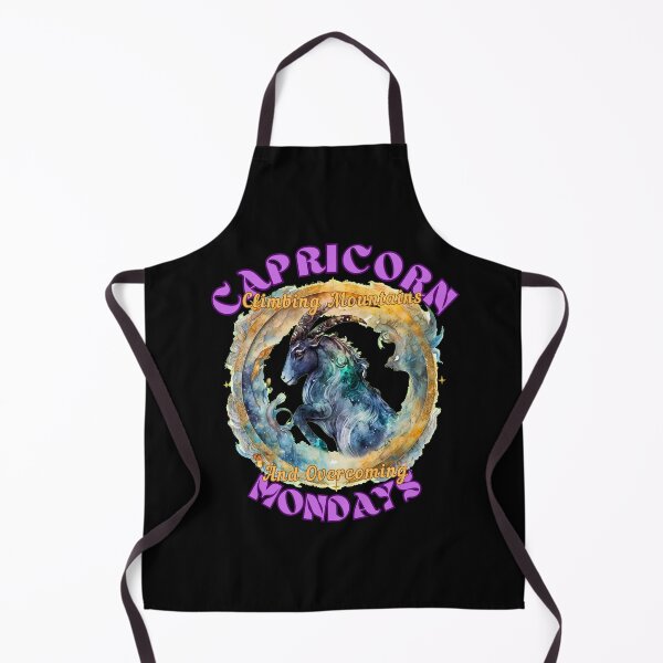 Item preview, Capricorn: Climbing Mountains And Overcoming Mondays. capricorn goddess designed and sold by ZodiacWonders.