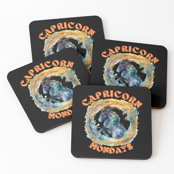Item preview, Capricorn: Climbing Mountains And Overcoming Mondays. awesome capricorn designed and sold by ZodiacWonders.