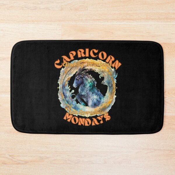 Item preview, Capricorn: Climbing Mountains And Overcoming Mondays. awesome capricorn designed and sold by ZodiacWonders.