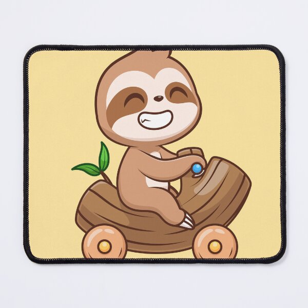 Item preview, Cute Sloth on Tree Motorcycle designed and sold by hjian8219.