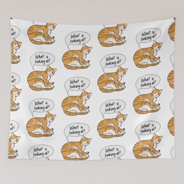 Item preview, WATCHU LOOKING AT? CAT designed and sold by ulricateodoro.