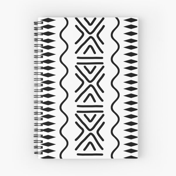 Item preview, White African Traditional Mud Cloth Design designed and sold by funkyvibes.