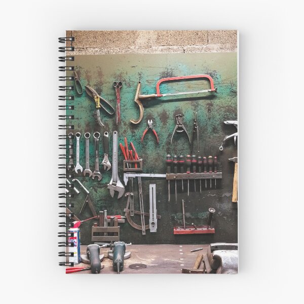 Item preview, Wall with different metal instruments in little factory room, manufacturing designed and sold by Alexander Sorokopud.