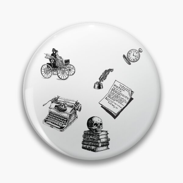 Item preview, Dark academia Icon design / Sticker designed and sold by WildBeauty.