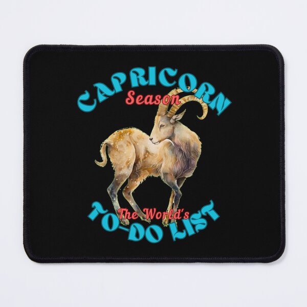 Item preview, Capricorn Season: The World's To-Do List. capricorn birthday designed and sold by ZodiacWonders.