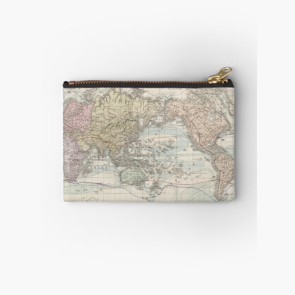 Item preview, Vintage Map of the World (1875) designed and sold by BravuraMedia.