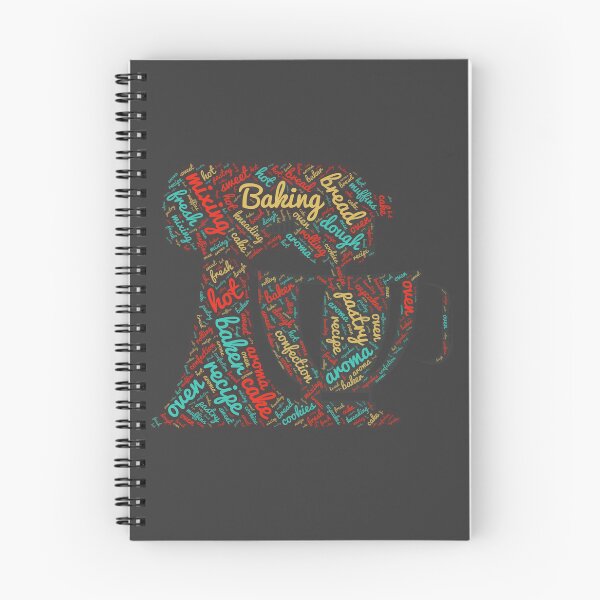 Item preview, Baking Wordcloud for Darker Backgrounds designed and sold by WordsYouLove.