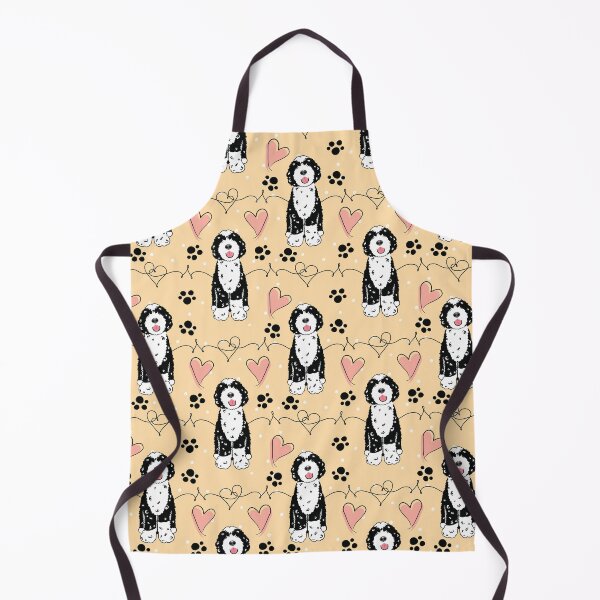 Item preview, Love Black White Portuguese Water Dog 6 designed and sold by Lulupainting.