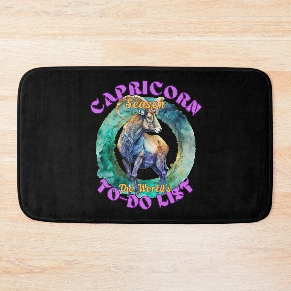 Item preview, Capricorn Season: The World's To-Do List. capricorn goddess designed and sold by ZodiacWonders.