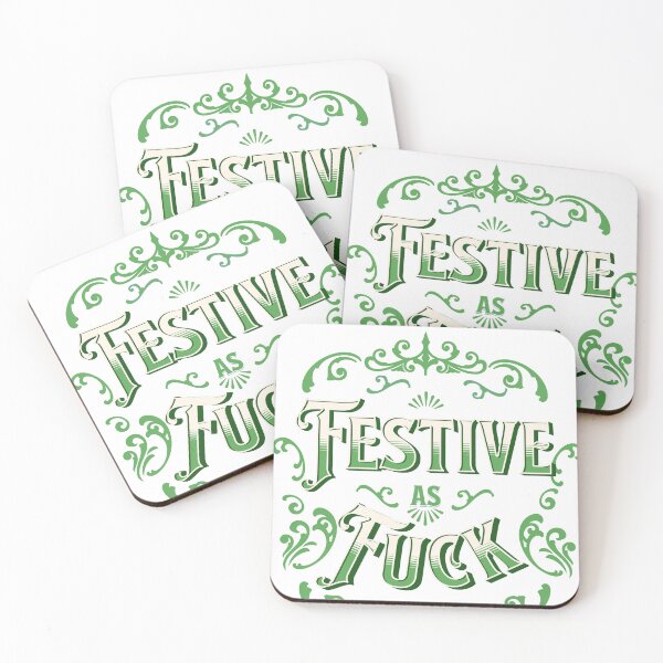 Item preview, Festive as Fuck Christmas design designed and sold by DestinationAU.