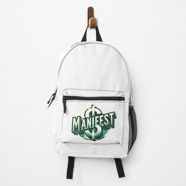 Item preview, Money Green/White 'manifest' overlaying bold '$' symbol." designed and sold by Manifest-Club.