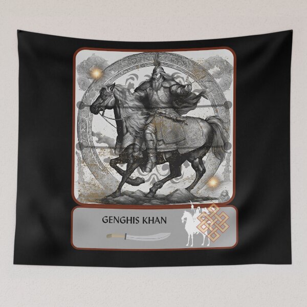 Item preview, Genghis Khan the great Khan of the Mongol Empire designed and sold by MINOSDESIGN.