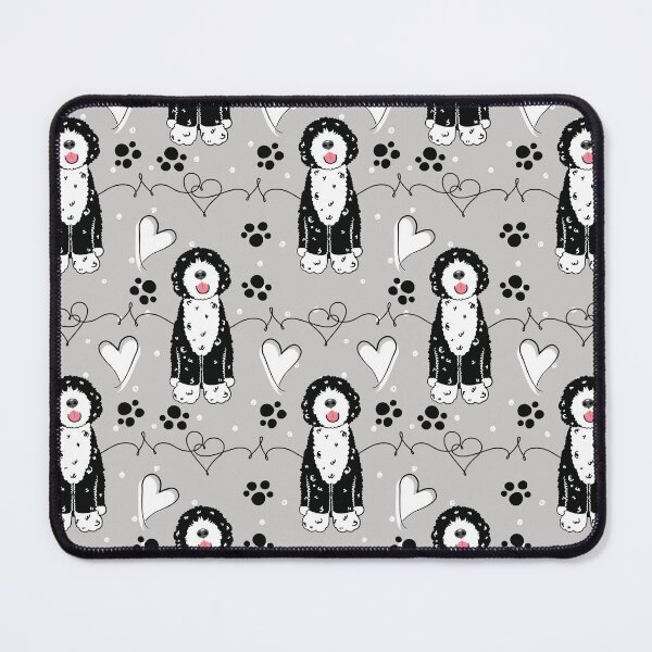 Item preview, Love Black White Portuguese Water Dog 7 designed and sold by Lulupainting.