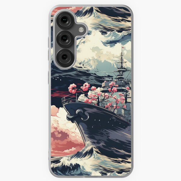 Item preview, Naval Battleship In The Storm designed and sold by ShiningInDark.