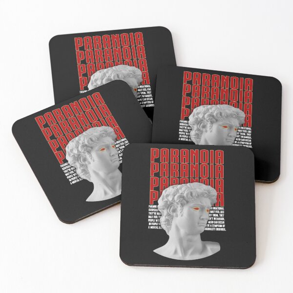 Item preview, Paranoia Red Artistic Paranoid God Aesthetic Vintage Retro Definition Street Wear Stylish designed and sold by DjenShop.