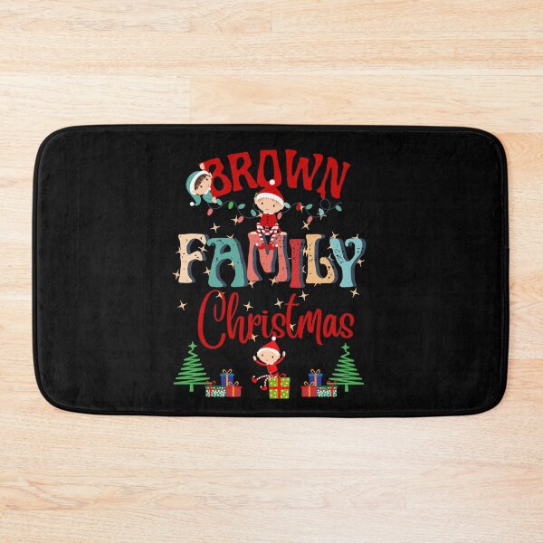 Item preview, Brown Family Christmas Personalized Christmas Celebration Design designed and sold by MimsTees.