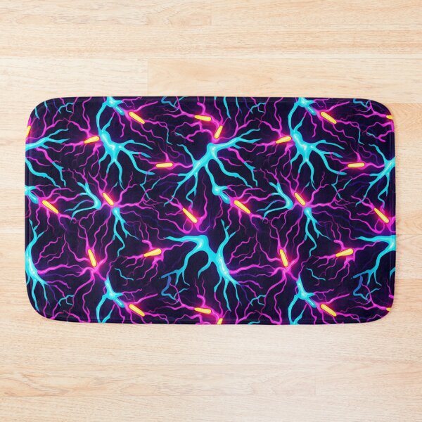 Item preview, Neon Synapse: Electric Neural Network Inspired Digital Art designed and sold by Toph Moses.