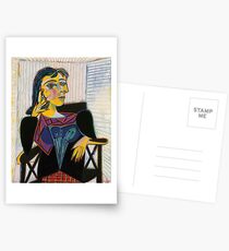 Portrait of Dora Maar-Pablo Picasso Postcards