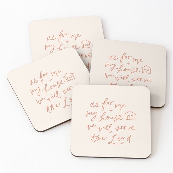 Item preview, Calligraphy Art Print | as for me and my house designed and sold by Annie  Huang.