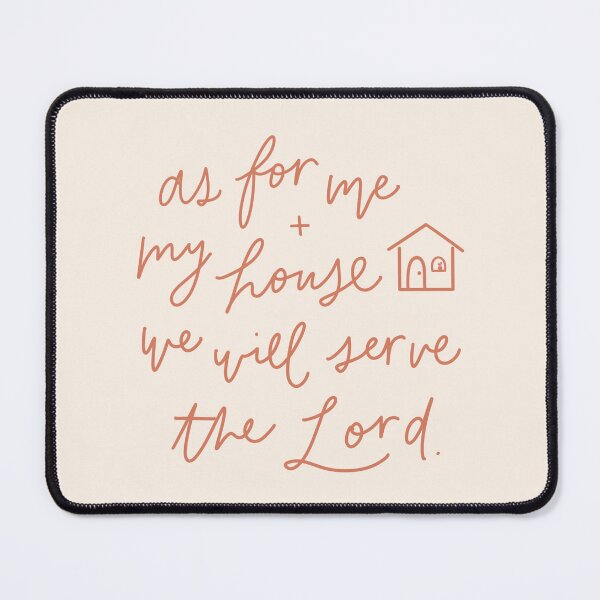 Item preview, Calligraphy Art Print | as for me and my house designed and sold by Annie Huang.