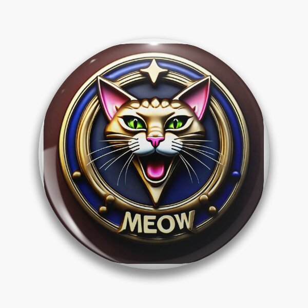 Artikelvorschau, Badgemeow1 TileArtwork Joe Paulson entworfen und verkauft von tileartwork.