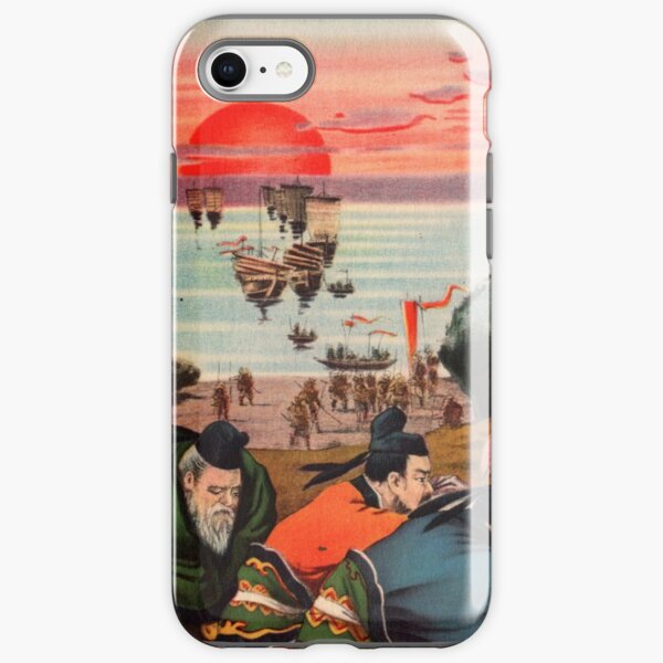 Ukiyo-e print of a group of Samurai iPhone Tough Case