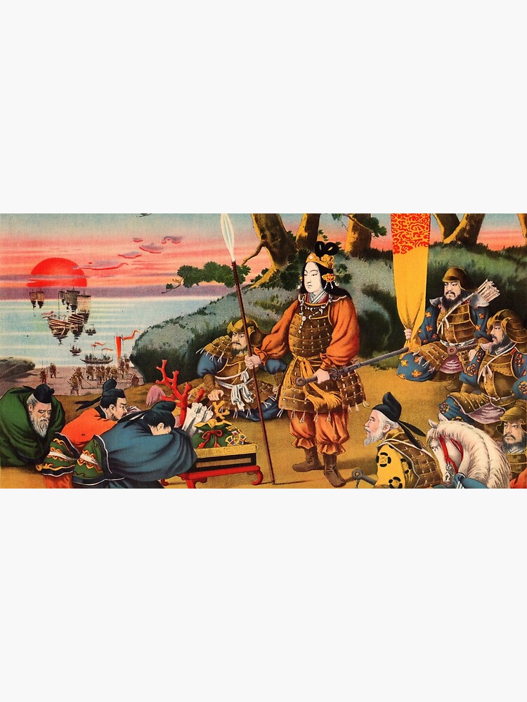 Ukiyo-e print of a group of Samurai by Fletchsan