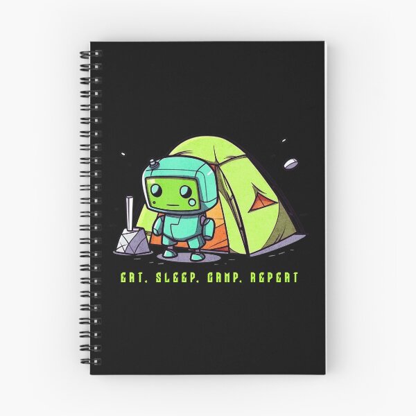 Item preview, Camping Robot designed and sold by VolpePixelArts.