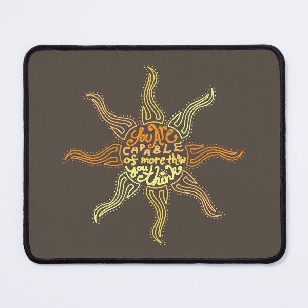 Vista previa del artículo con la obra «Eres capaz de más de lo que crees - Sunshine», diseñado y vendido por Tim Veiga.