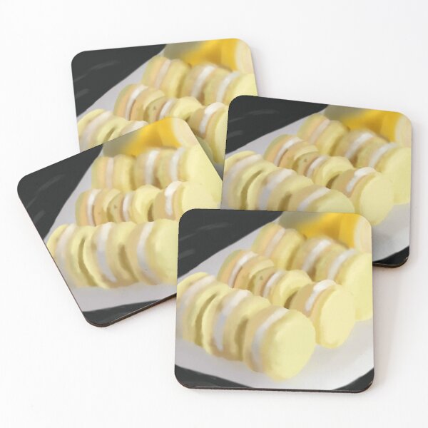 Item preview, Lemon macarons designed and sold by Soo Sweet Sketches.