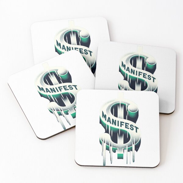 Item preview, 'Manifest' inside the Dollar Sign Green/White designed and sold by Manifest-Club.