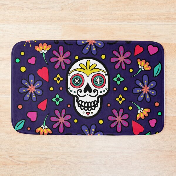 Item preview, Colorful Calaca pattern designed and sold by Polydesign.