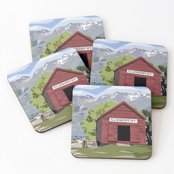 Item preview, The Glenorchy Red Shed designed and sold by Art by Ira.