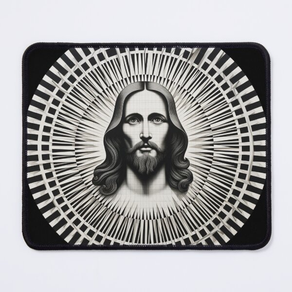 Item preview, Face of Christ OP Art designed and sold by Nicholas Panek.