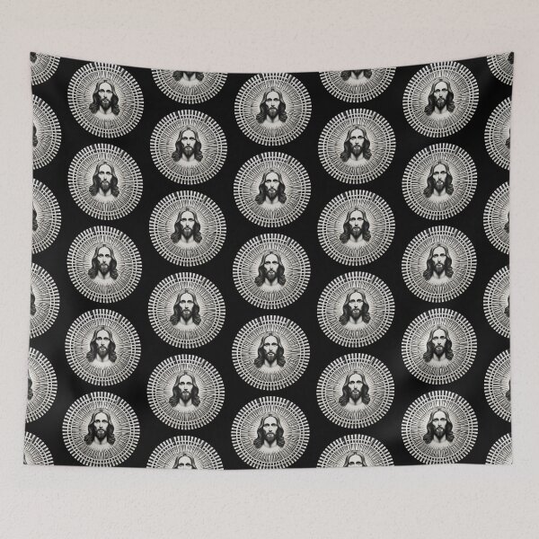 Item preview, Face of Christ OP Art designed and sold by Nicholas Panek.