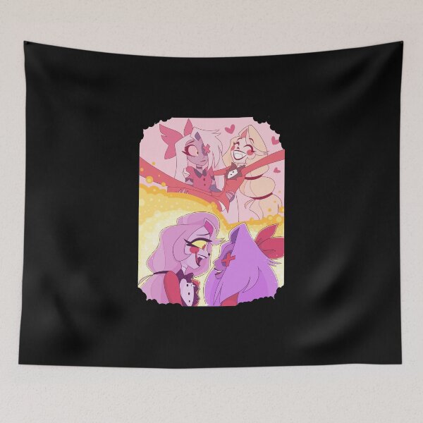 Item preview, Hazbin Hotel - Vaggie and Charlie Painting designed and sold by kareydiwanpro.