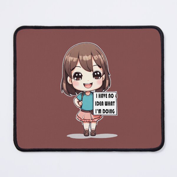 Item preview, chibi holding a sign designed and sold by Recota.