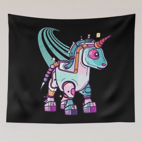 Item preview, Unicorn Robot designed and sold by VolpePixelArts.