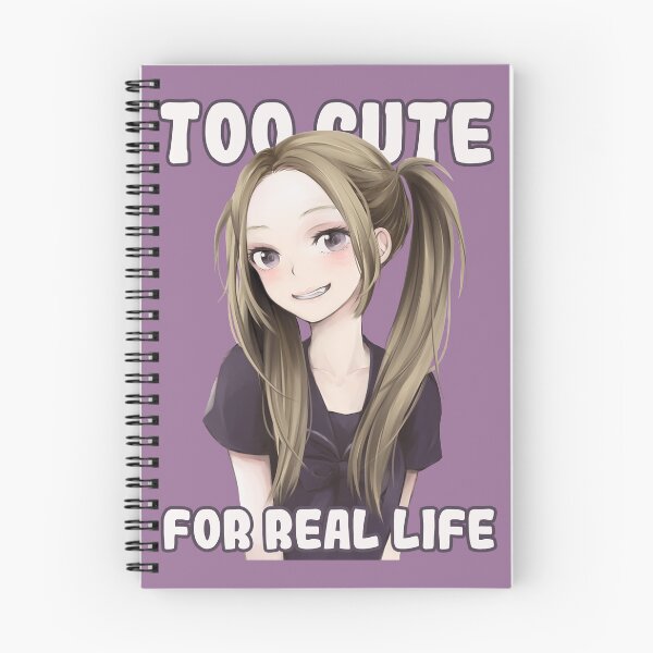 Item preview, Too Cute For Real Life Anime Twintails Waifu designed and sold by therealsadpanda.