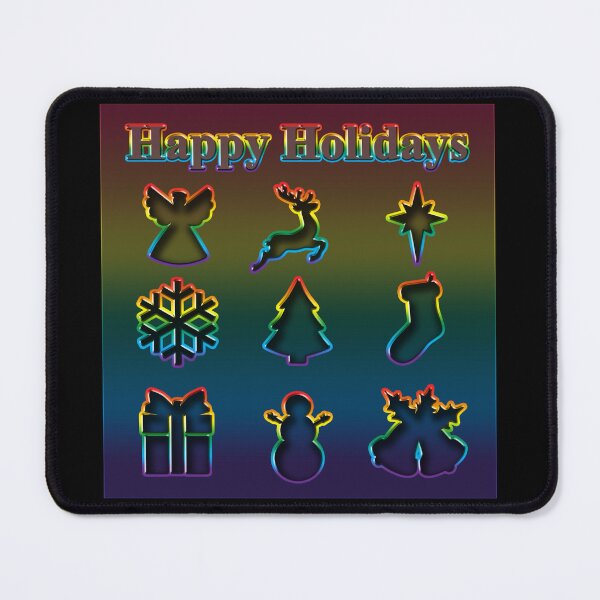 Item preview, LGBT Cookie cutters Happy Holidays Rainbow Pride designed and sold by TheirChoice.