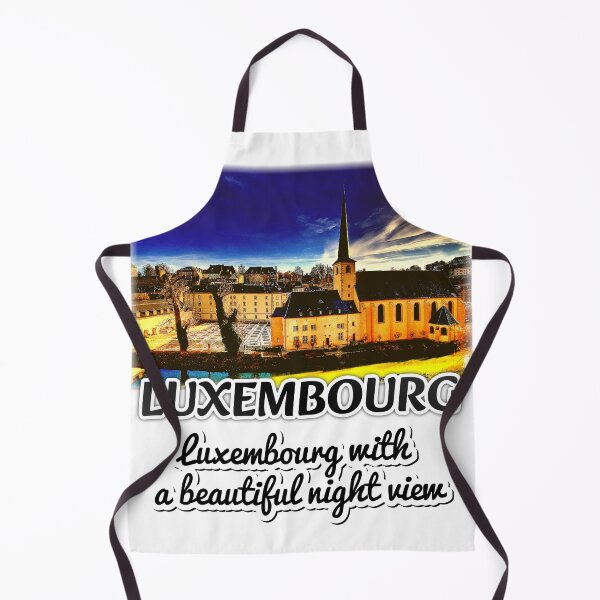 Item preview, Luxembourg, Luxembourg with a beautiful night view designed and sold by zzzozzo.