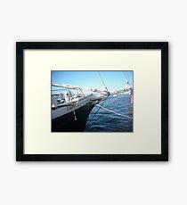 Black Bow Framed Print