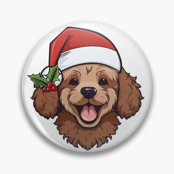 Item preview, Christmas Poodle - Red designed and sold by wotsthis.